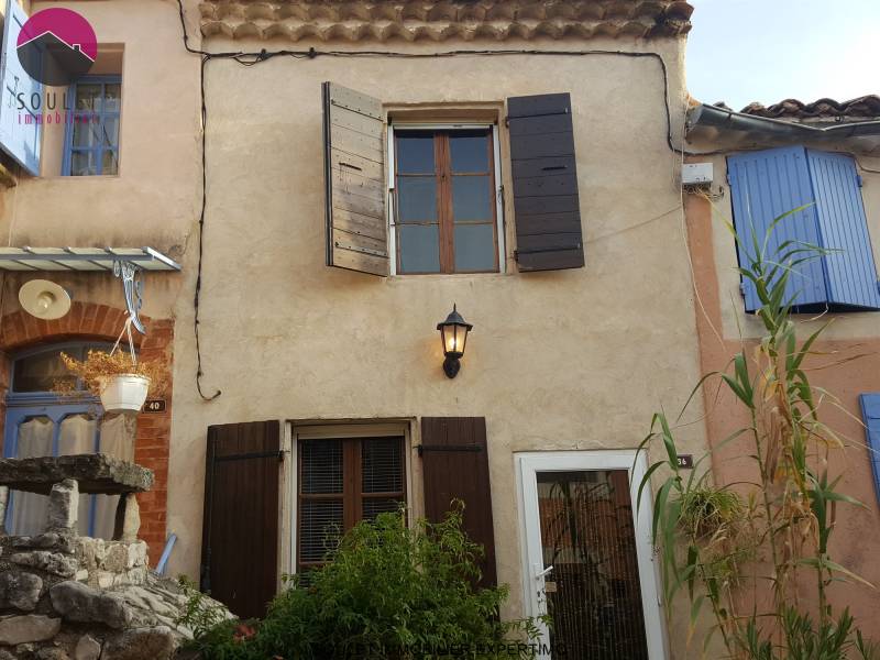 Maison de village avec terrasse louée Bedoin hameau terrasse et cave