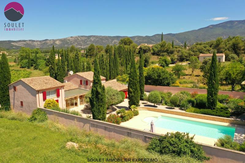 Magnifique villa avec piscine et garage Bedoin campagne 3 suites, atelier, piscine chauffée